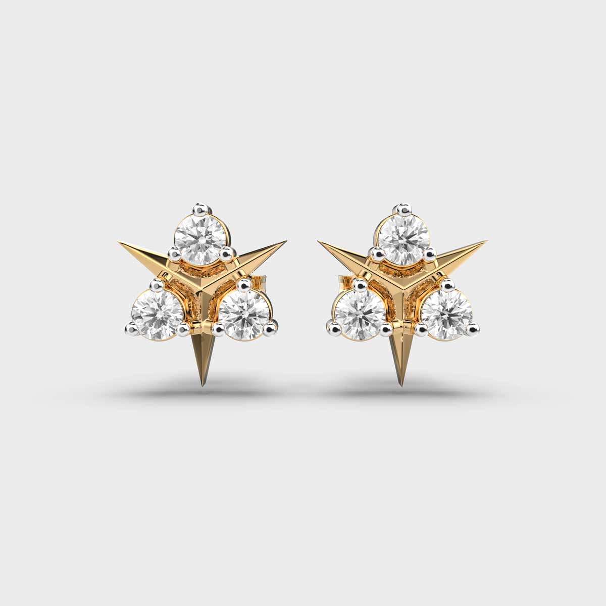 Dancing Ballerinas Diamond Earstuds