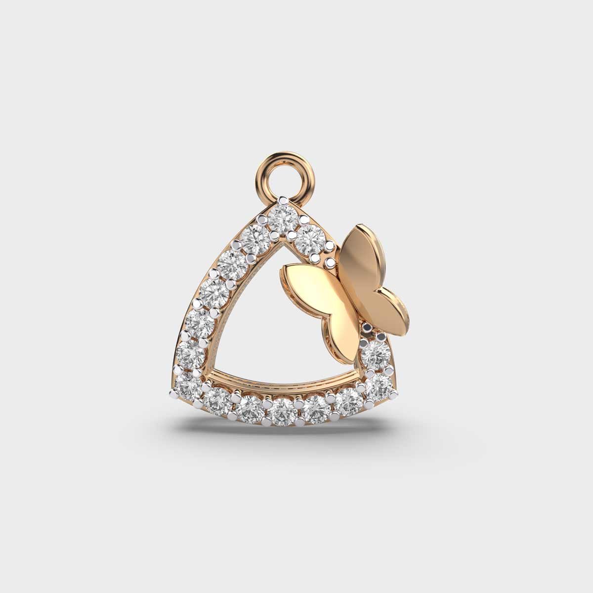 Timeless Trilogy Butterfly Diamond Pendant without Chain