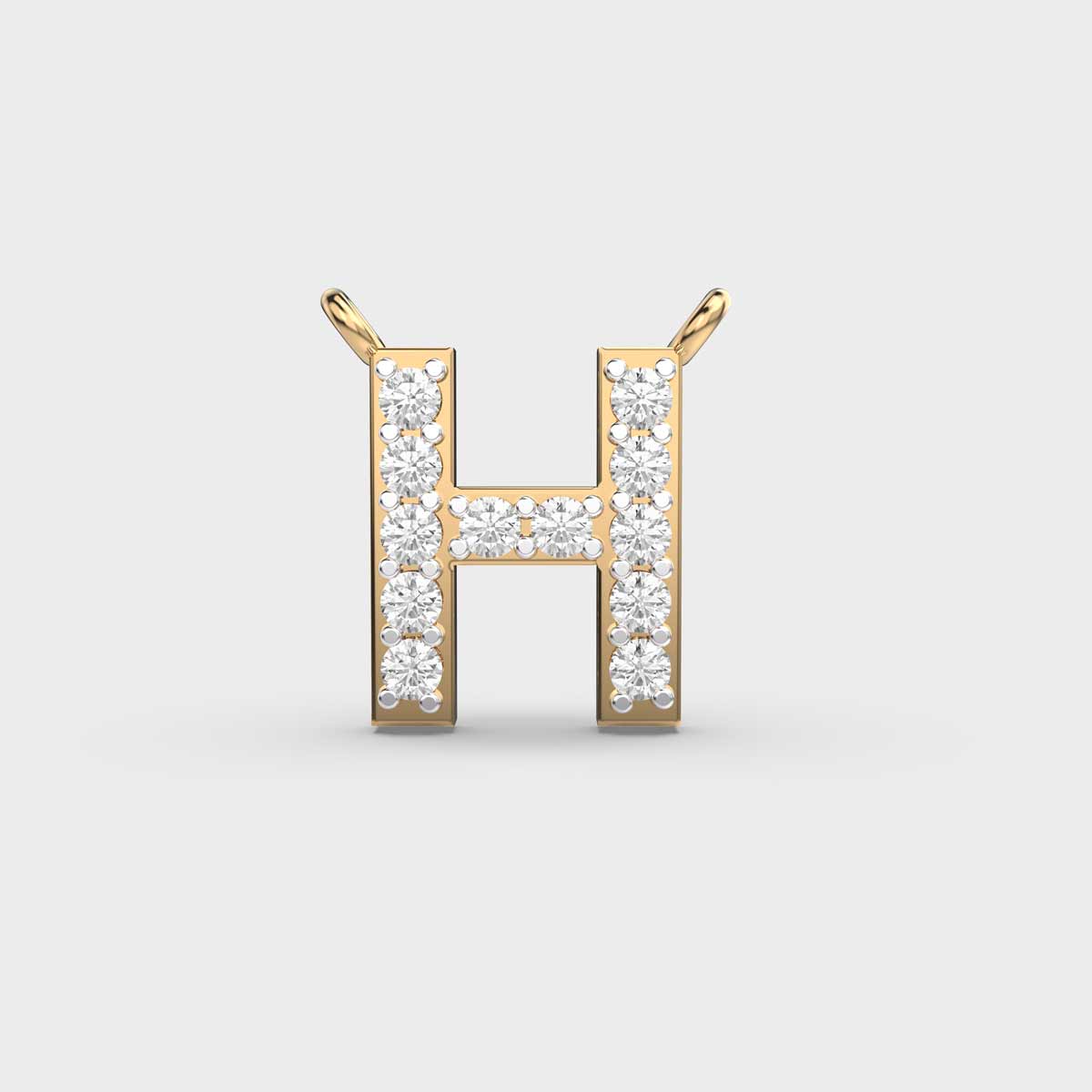 Hopeful H Diamond Pendant Without Chain