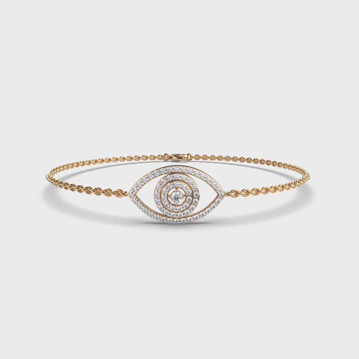 Classic Evil Eye Diamond Bracelet
