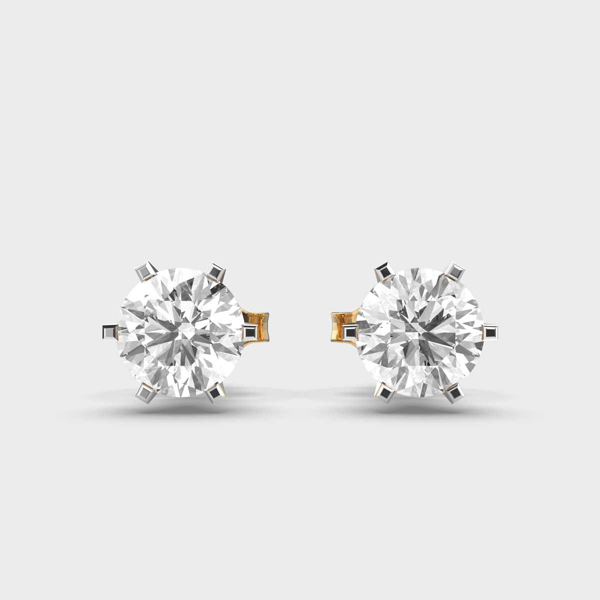 Minimal Chimera Light Diamond Studs