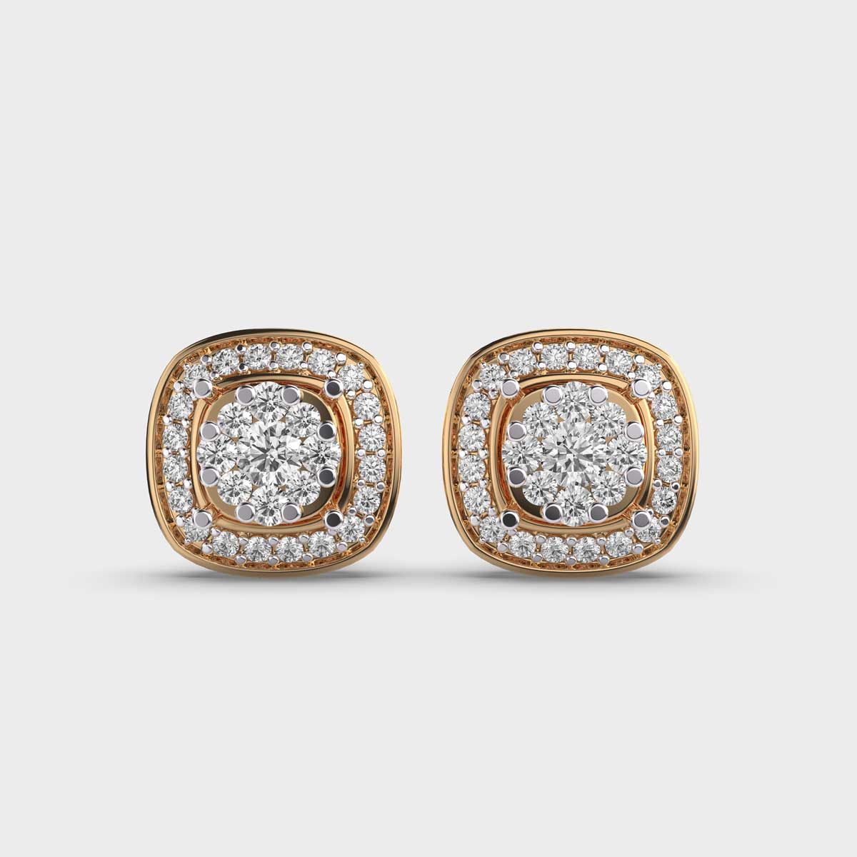 All That French Chic Diamond Ear Studs