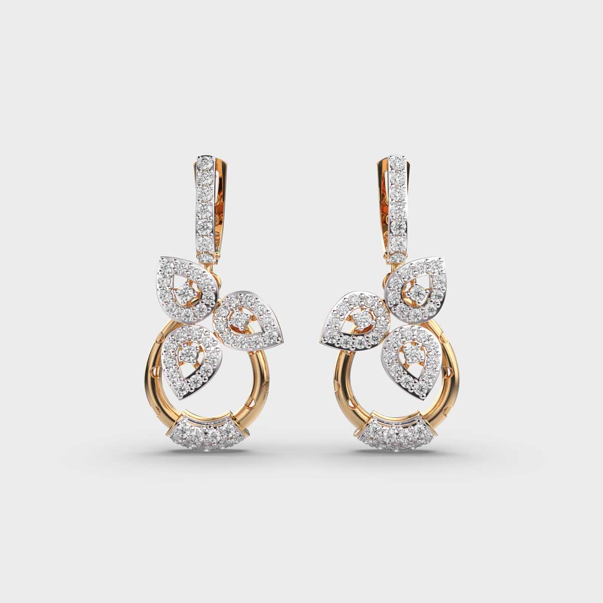 Vines of Love Diamond Earrings