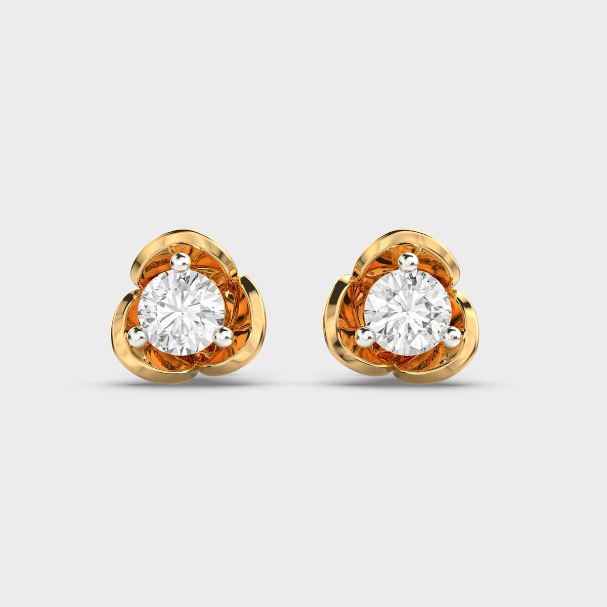 Grace Mary Diamond Ear Studs