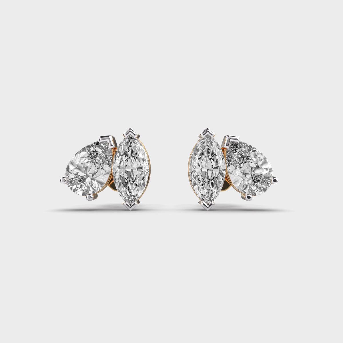 Dainty Shimmer Dazzle Diamond Studs