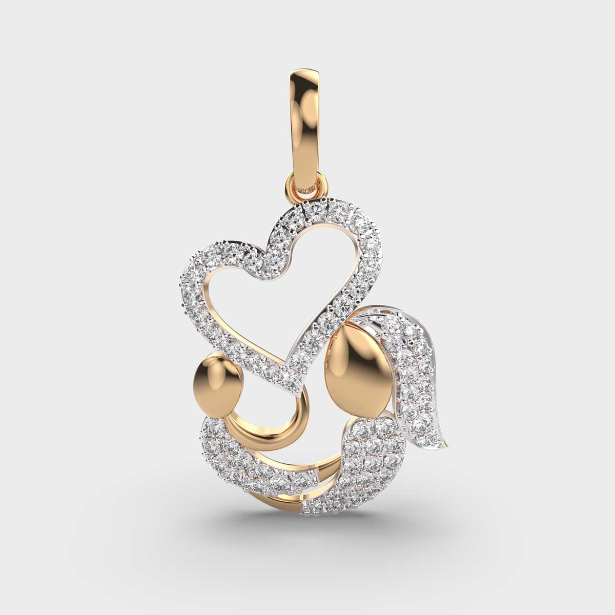 Apple of My Eye Diamond Pendant Without Chain
