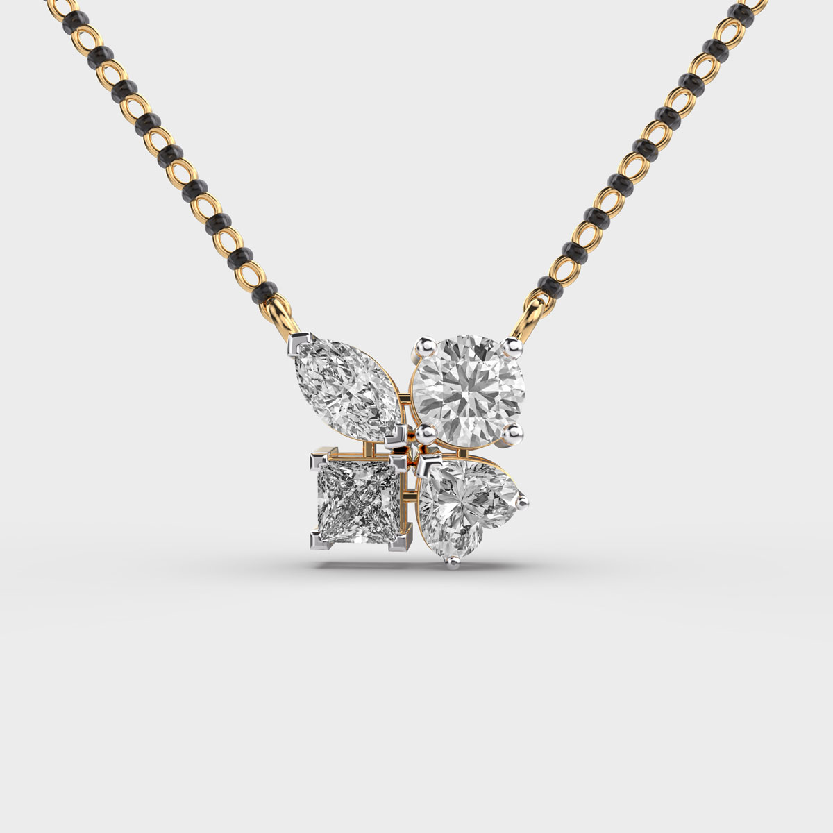 Lover's Luck Diamond Pendant (With Chain)