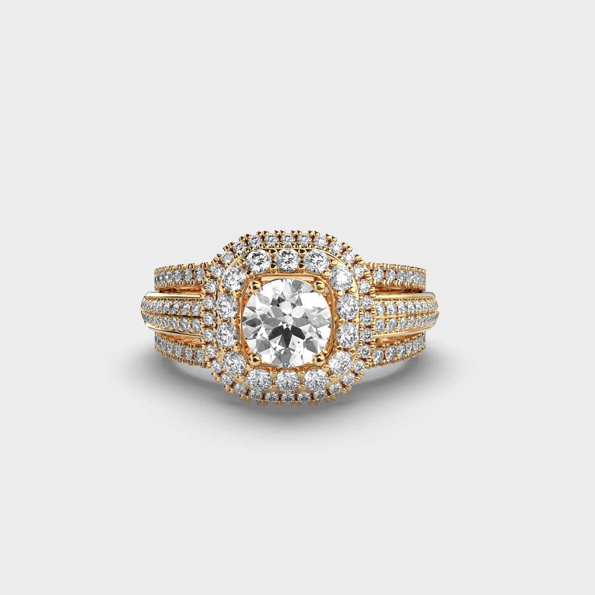 Alluring Round Solitaire Diamond Ring
