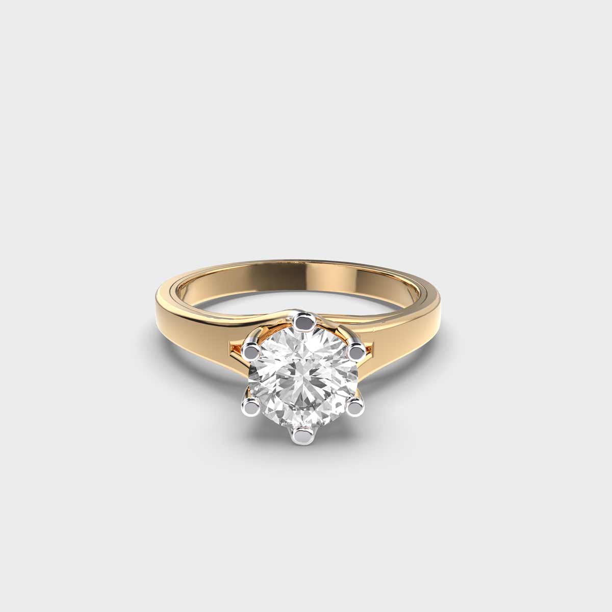 Together Forever Solitaire Diamond Ring