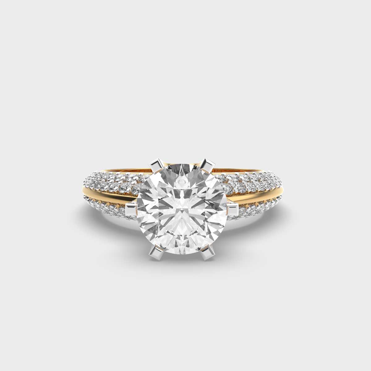 Pristine Beauty Of Light Diamond Ring