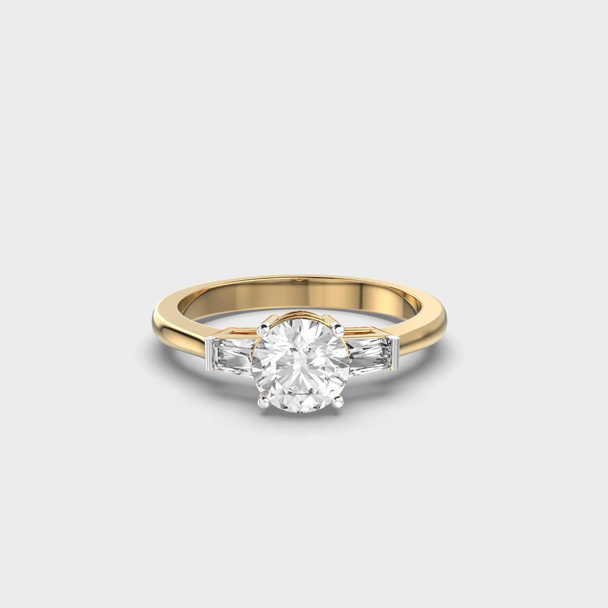 Magnifique Round Solitaire Diamond Rings