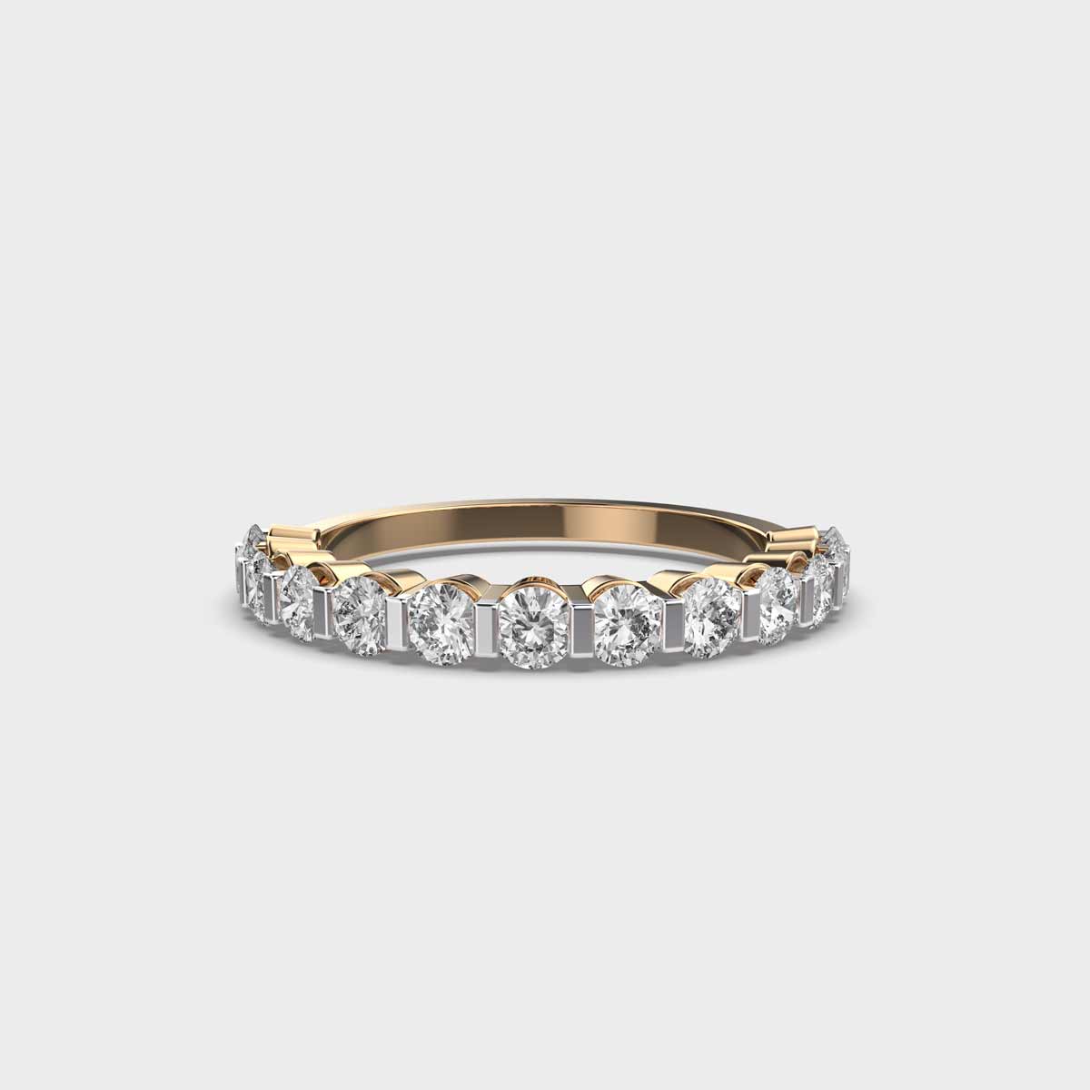 Alluring Half Eternity Diamond Ring