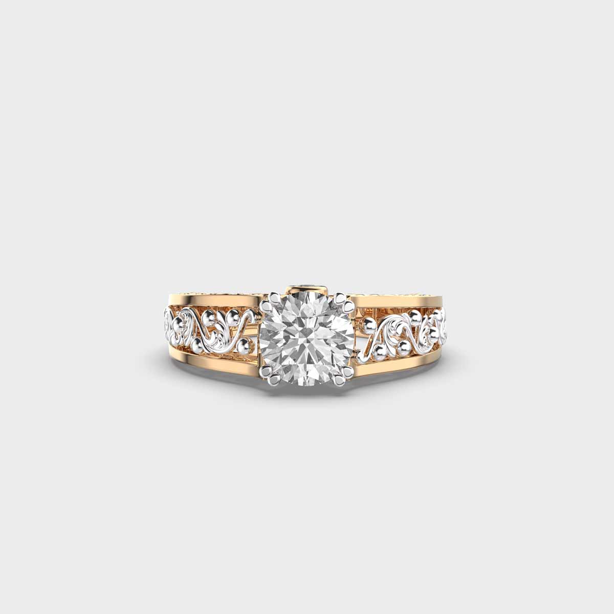 Blooming Beauty Intricate Diamond Ring