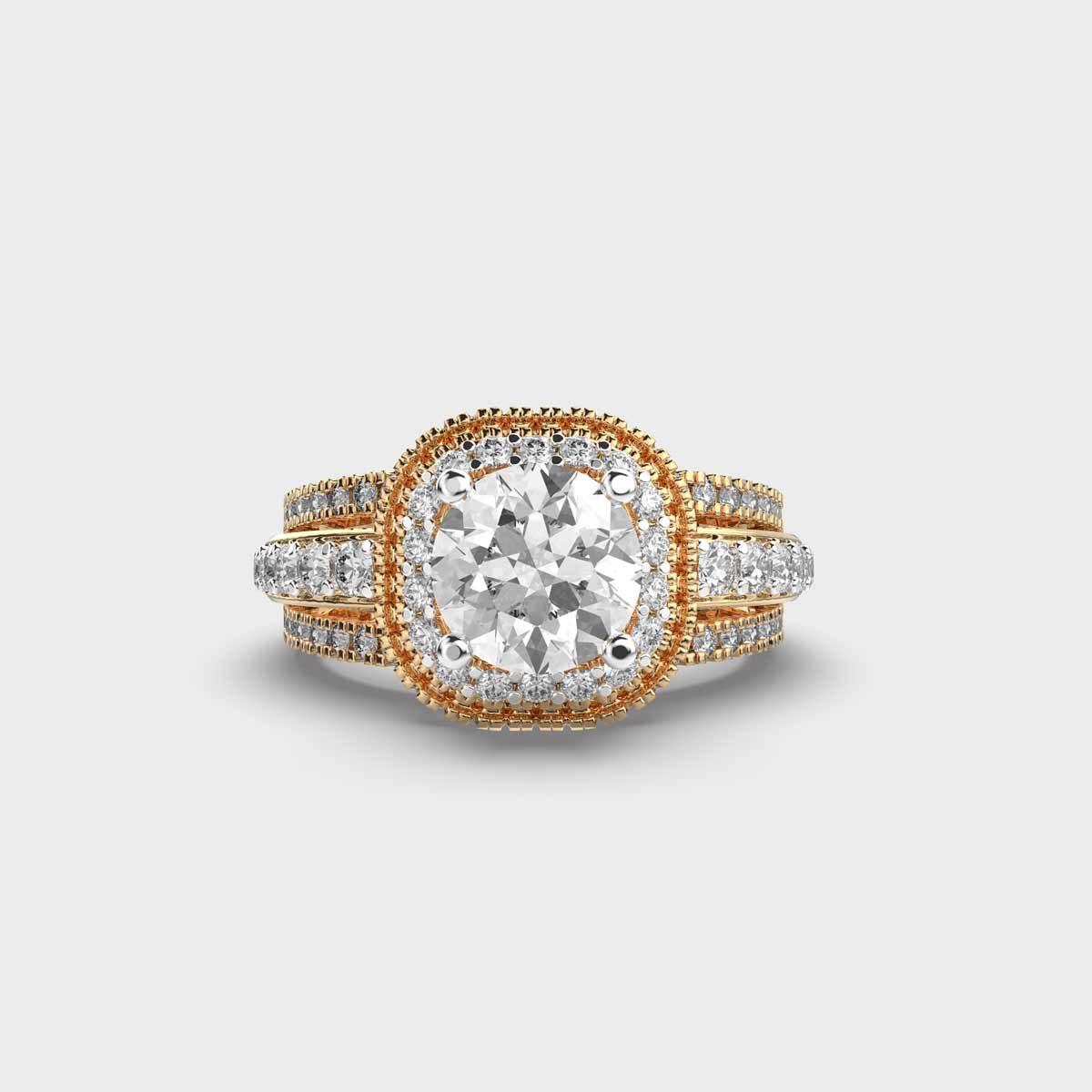 Allure Of Light Diamond Solitaire Ring