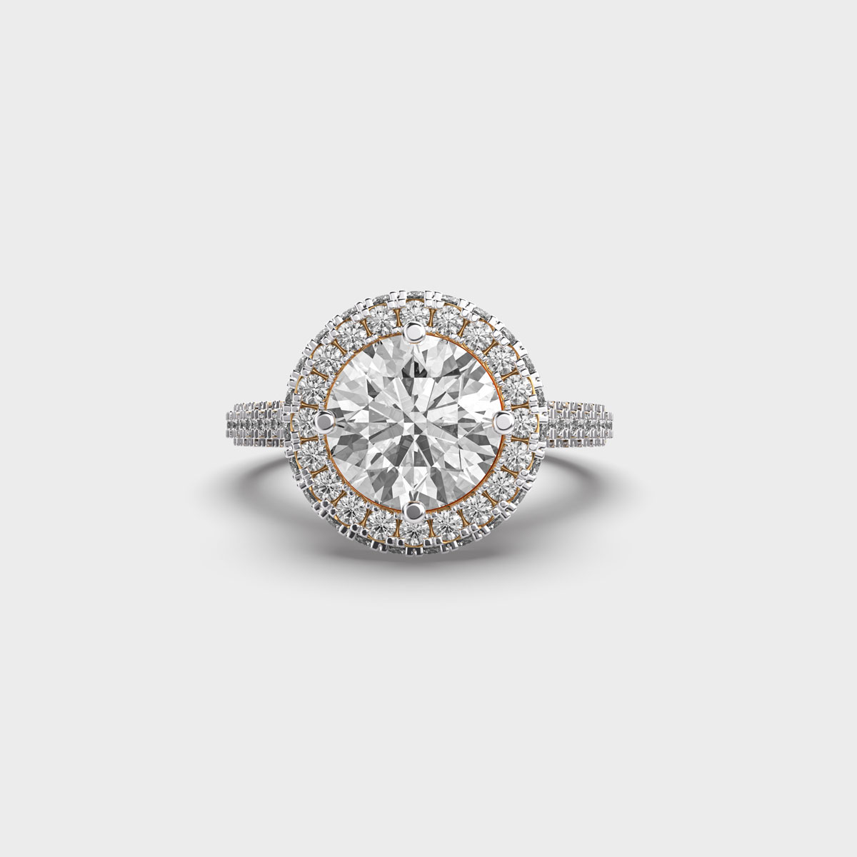 Golden Hour Cocktail Diamond Ring