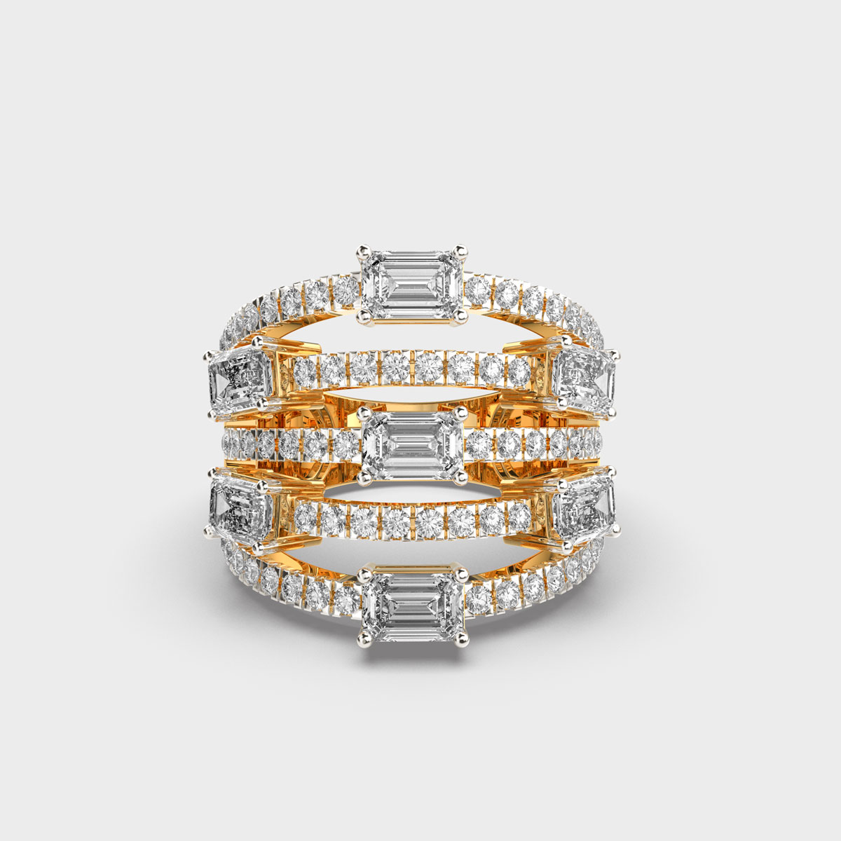 Opulence At Peak Diamond Ring