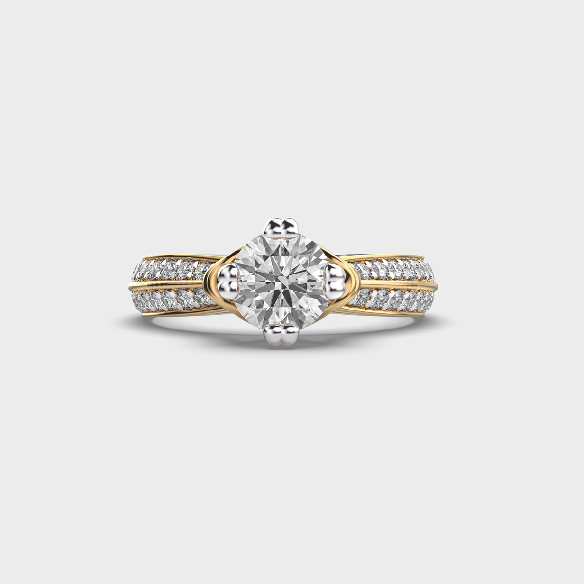 Celestial Sparkle Stellar Diamond Ring