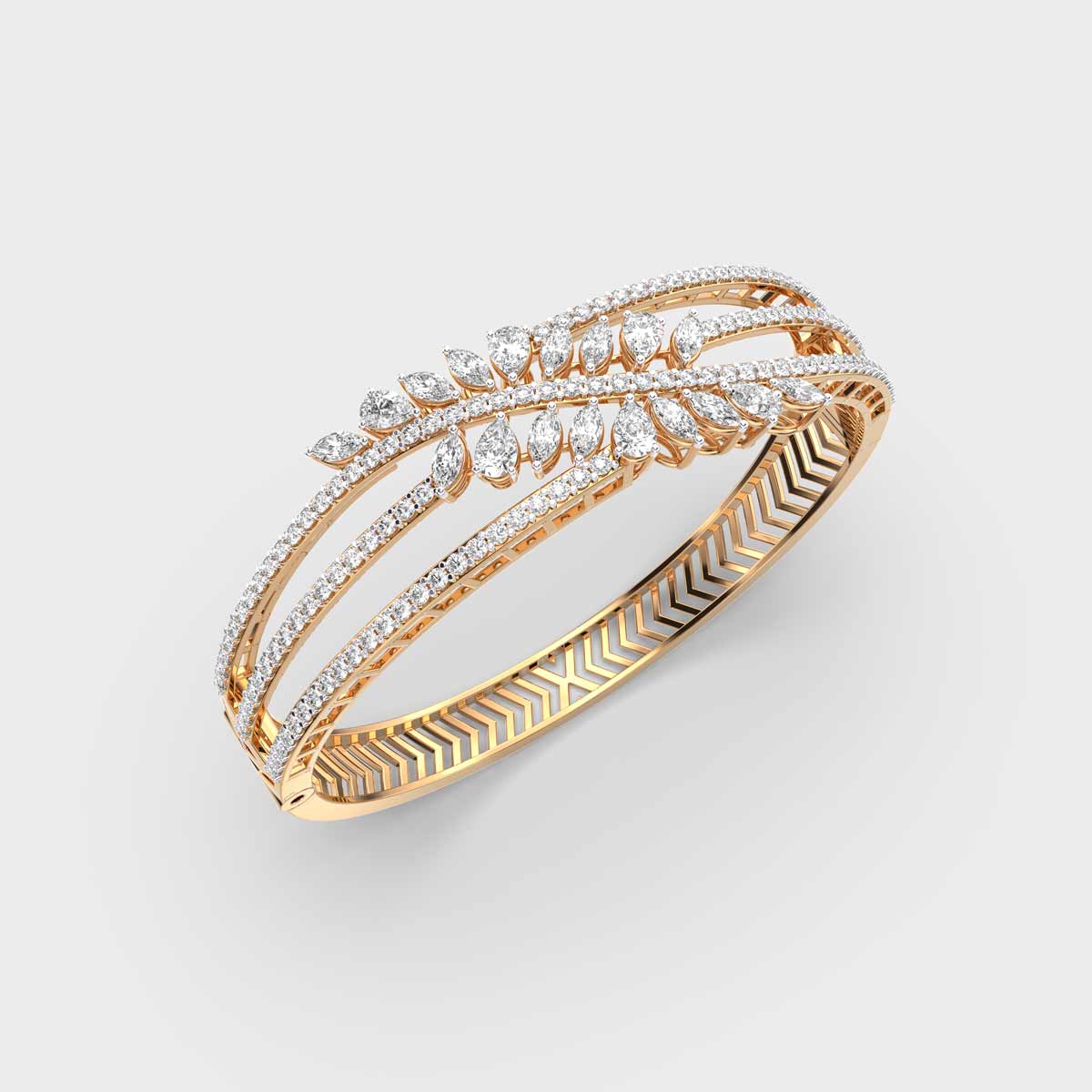 Athena's Pride Statement Diamond Bracelet