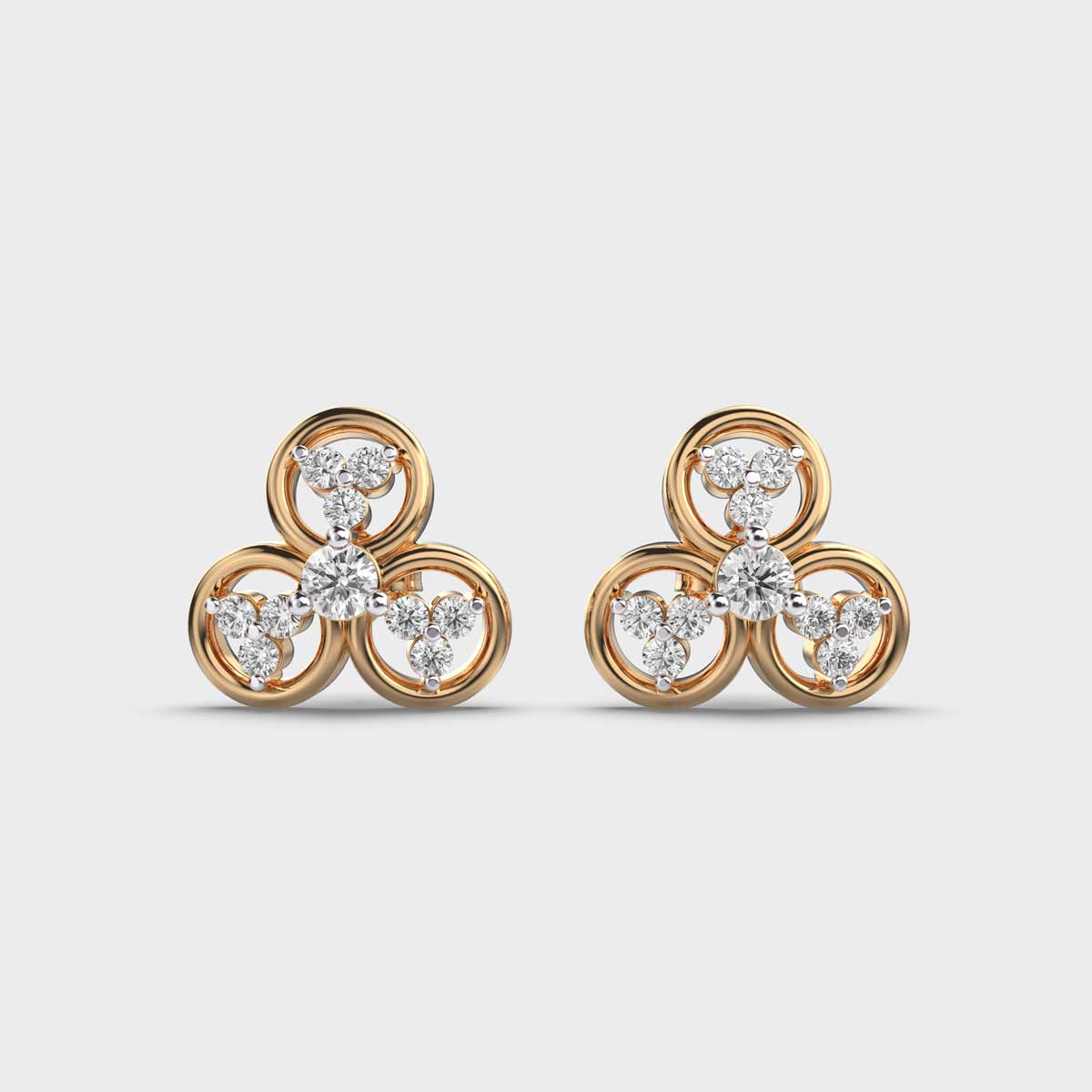 Trinity Sparkle Diamond Earstuds