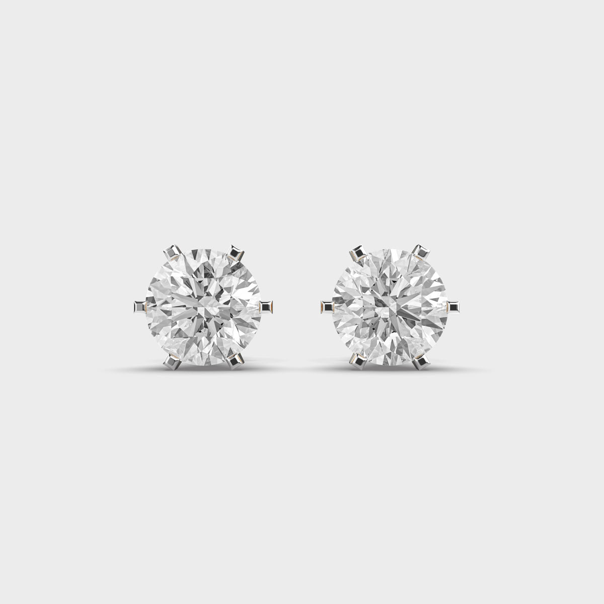 Everyday Round Cut Diamond Studs