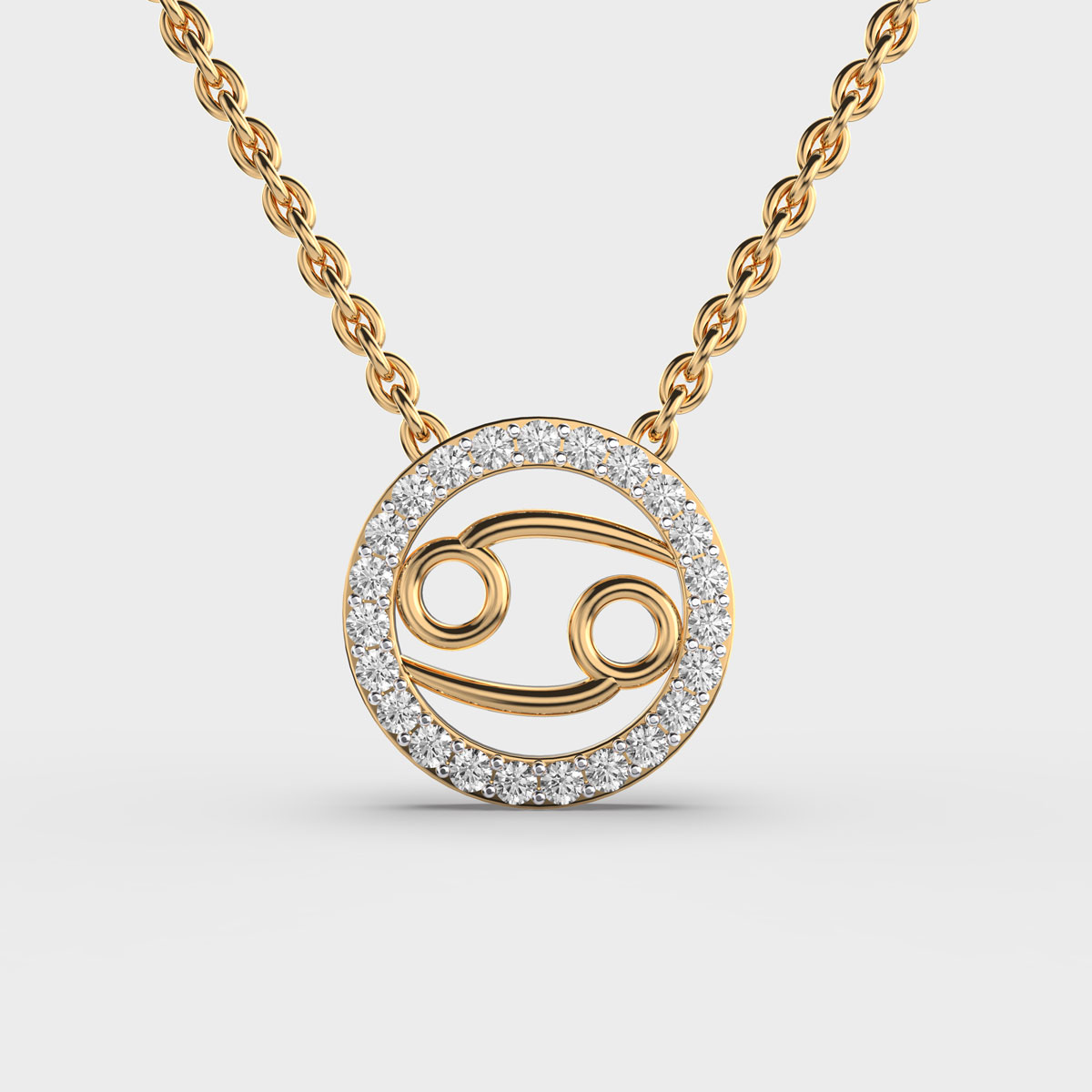 Zodiac Cancer Pendant Without Chain