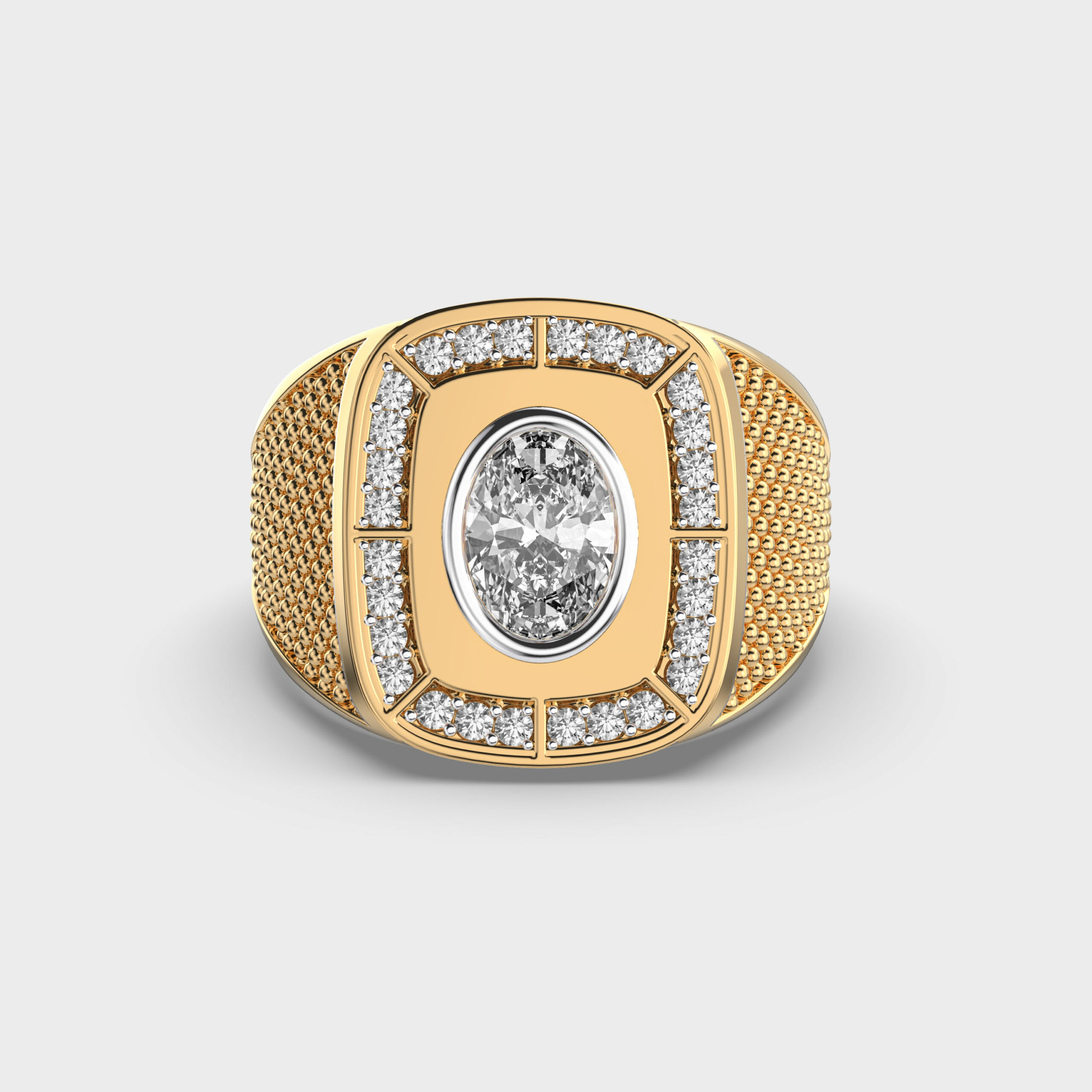 Heritage Crest Diamond Ring For Men