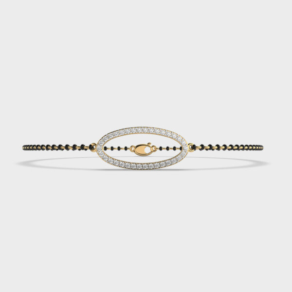 Always Connected Diamond Mangalsutra Bracelet