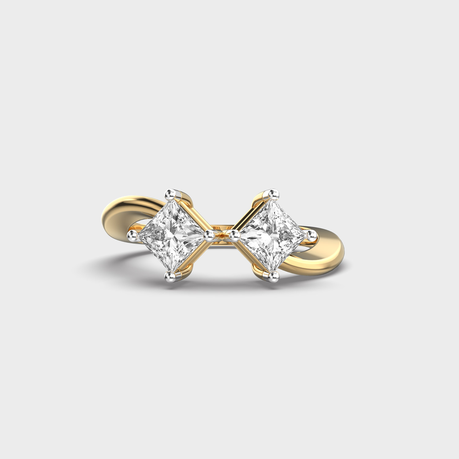 Better Together Princess Cut Diamond Ring
