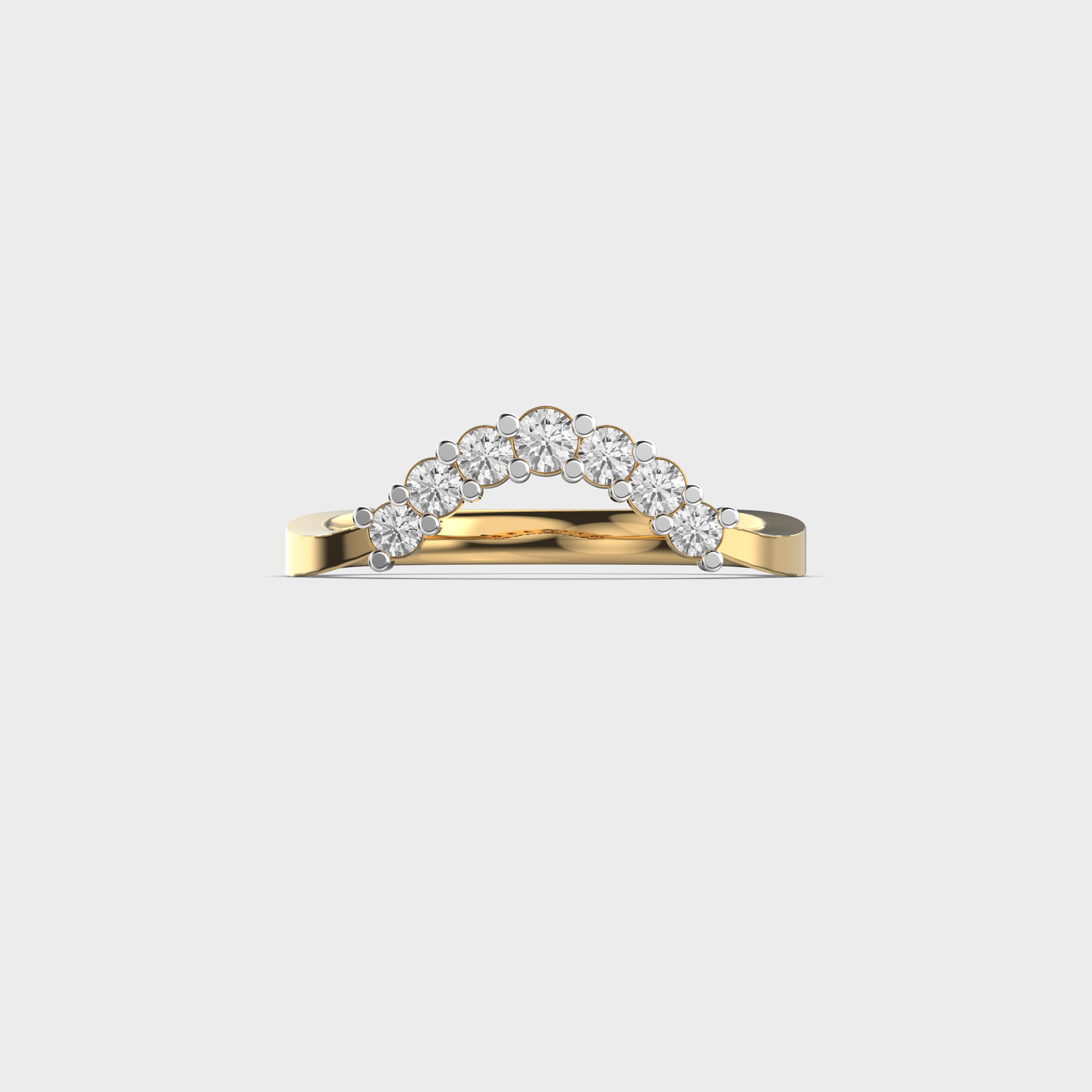 Soft Shine Diamond Accented Ring