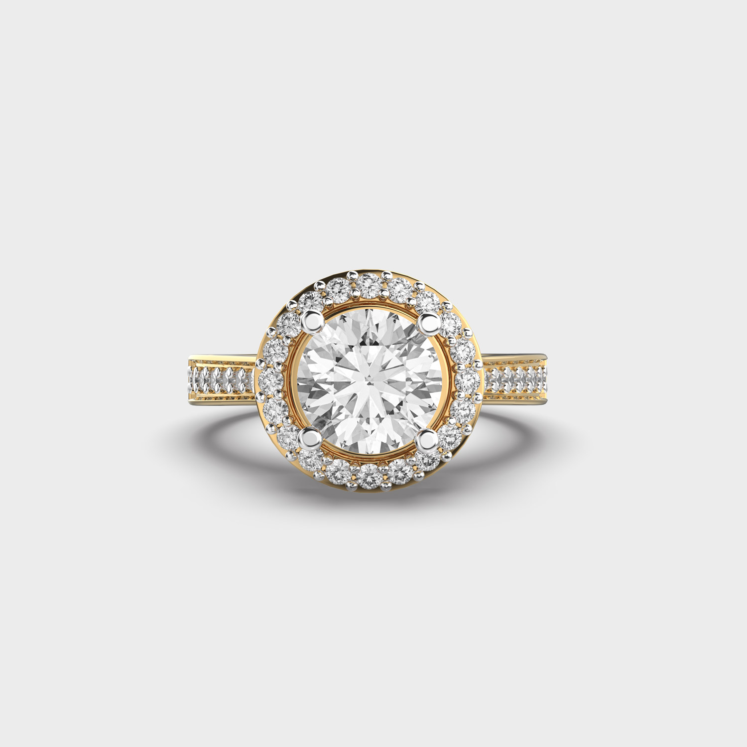 Love For The Moon Diamond Ring