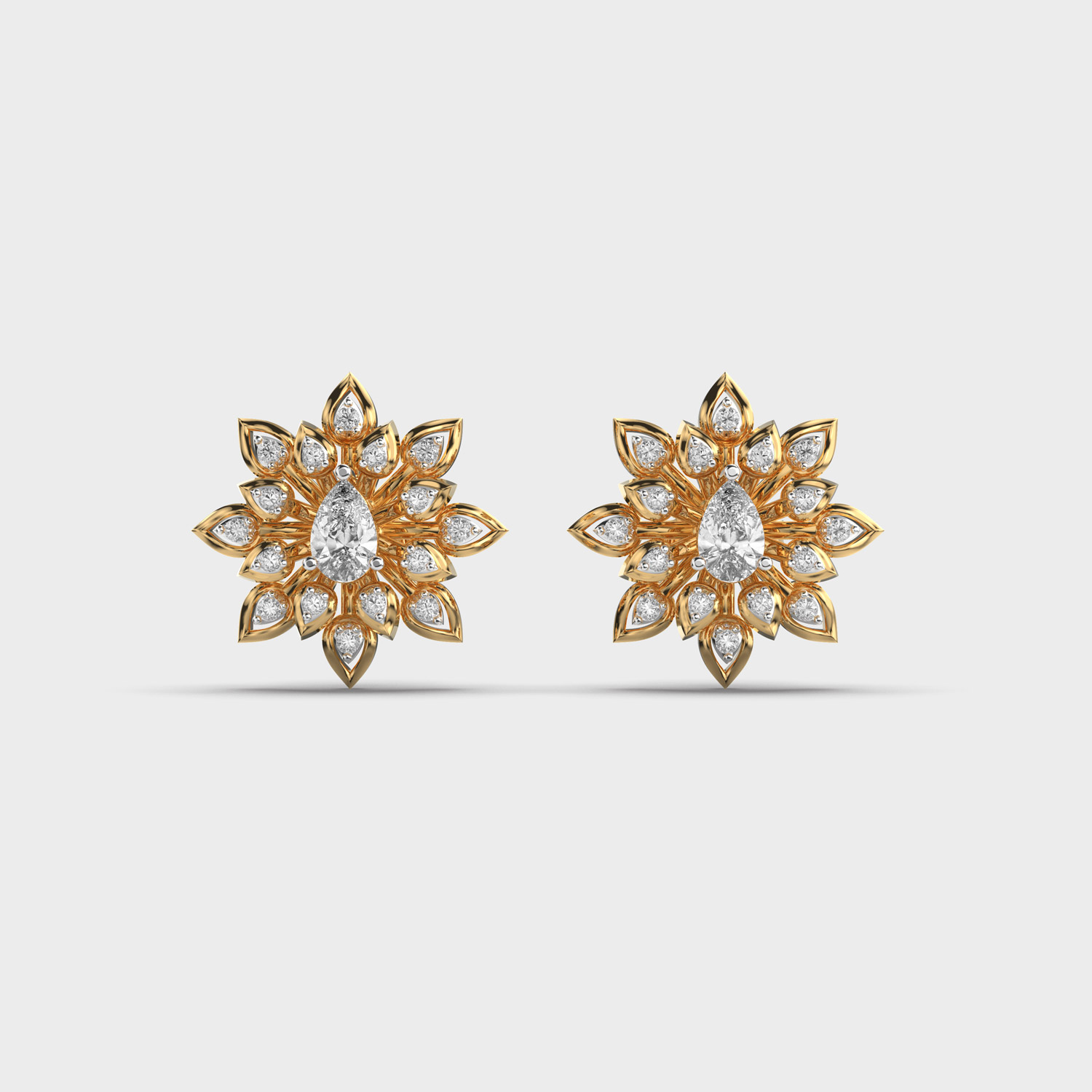 Orinoco Flow Diamond Ear Studs