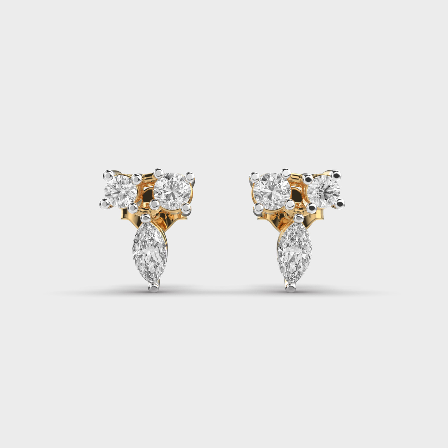 Drawn Toward You Diamond Studs