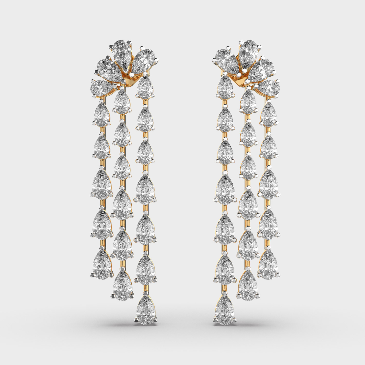 Gorgeous Hollywood Diva Diamond Earrings