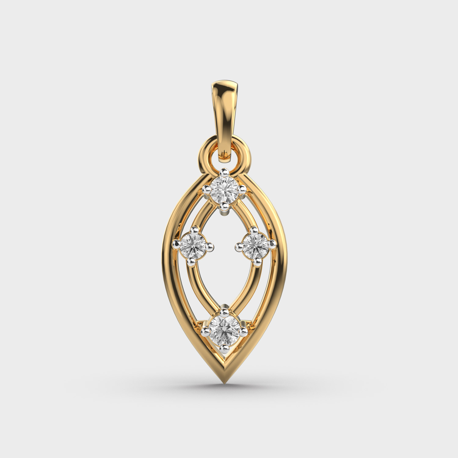 Glow Classic Diamond Pendant Without Chain