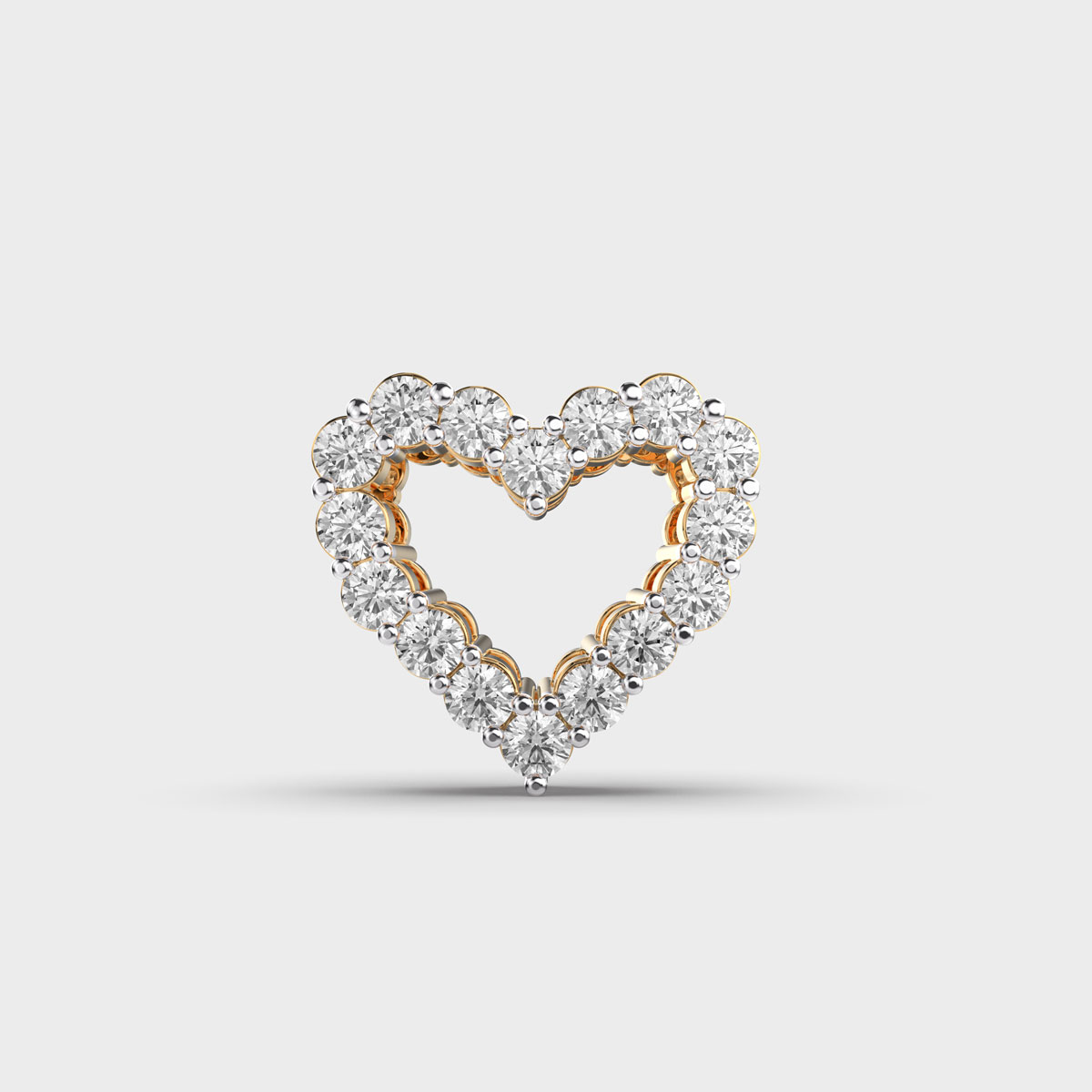 Take My Heart Diamond Pendant Without Chain