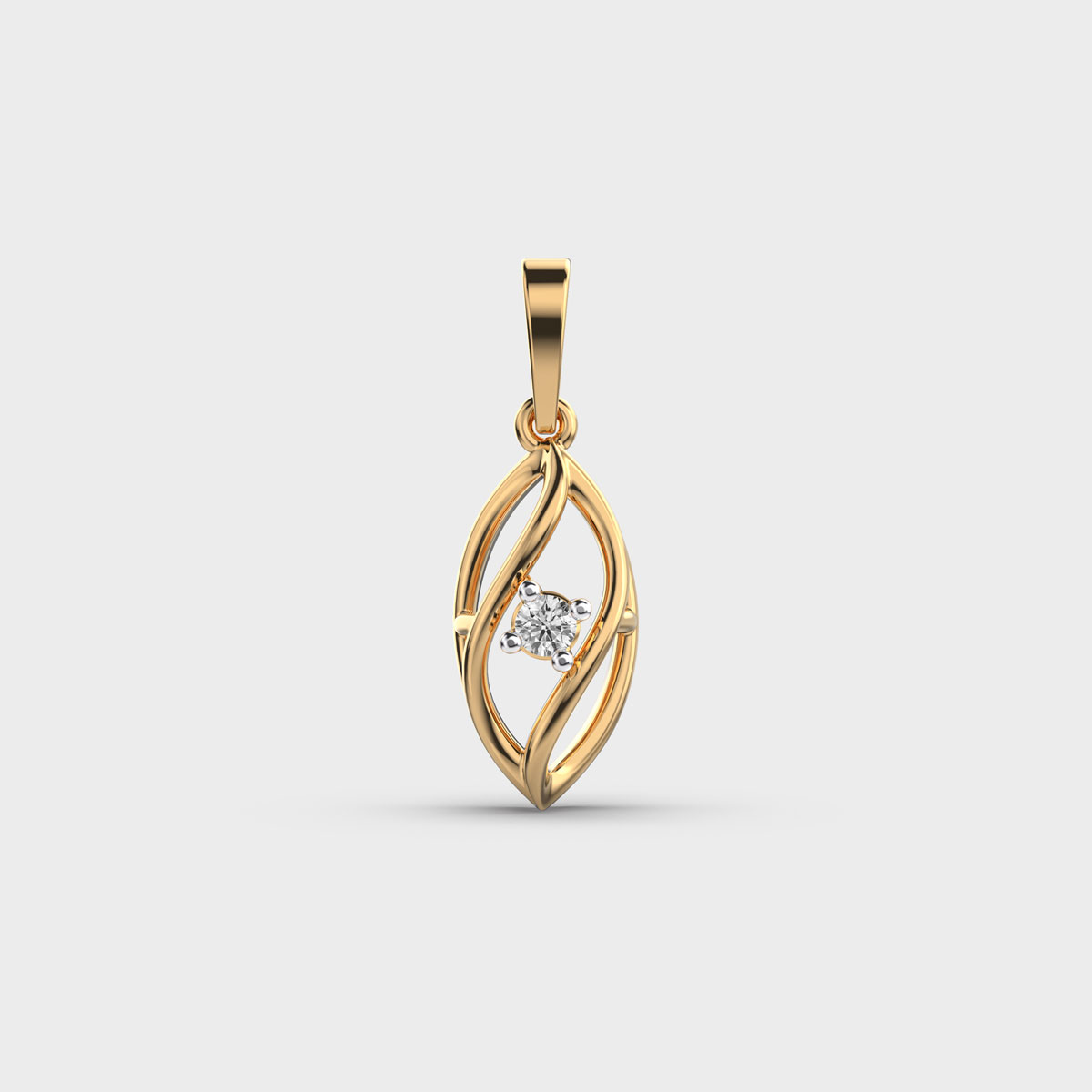Starveil Sleek Diamond Pendant Without Chain
