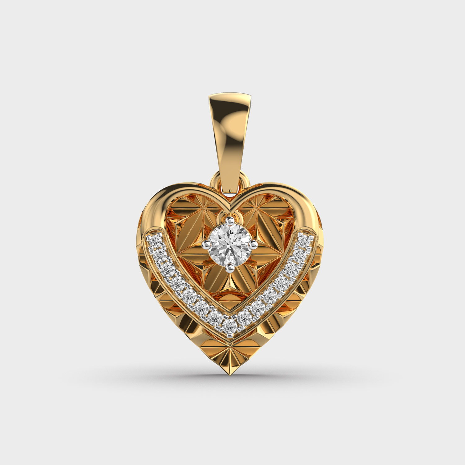 Heart Of My Heart Diamond Pendant Without Chain