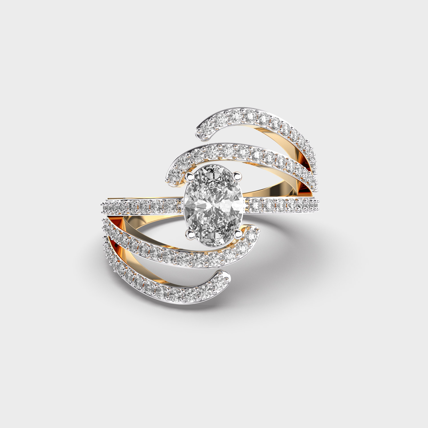 Connected Together Forever Diamond Ring