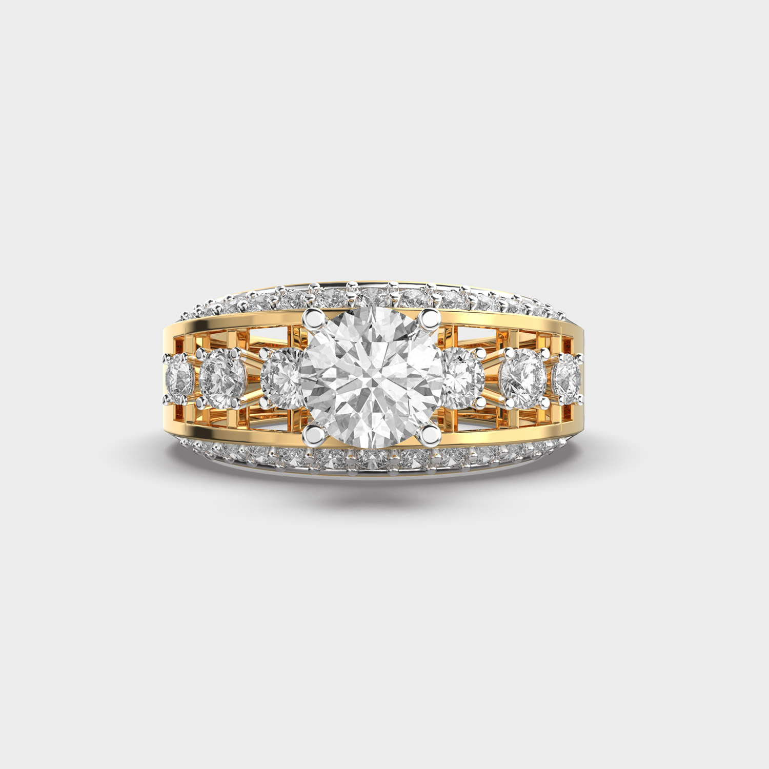 Enchanted Regalia Design Diamond Ring