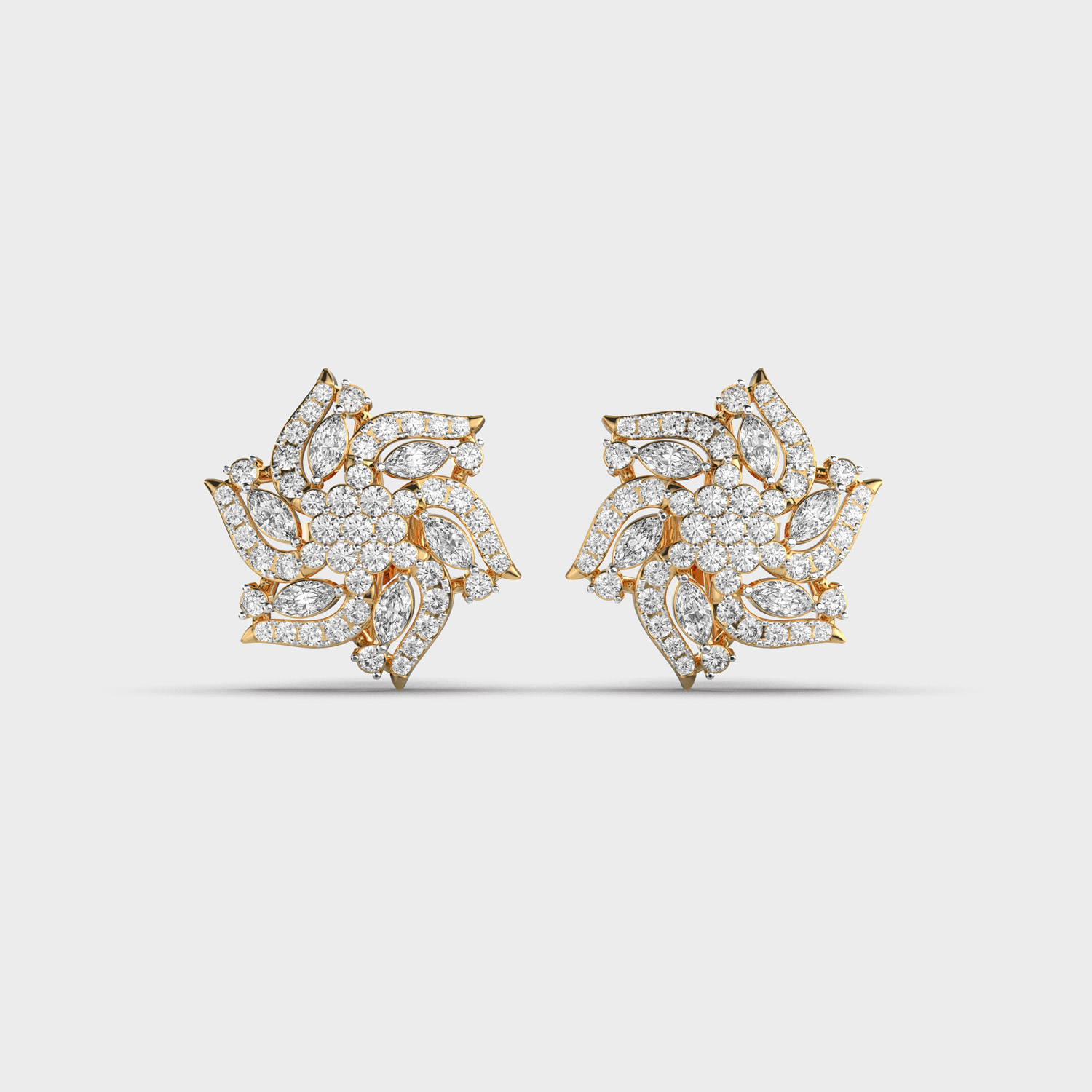 Beautiful Prismara Aventra Diamond Earrings
