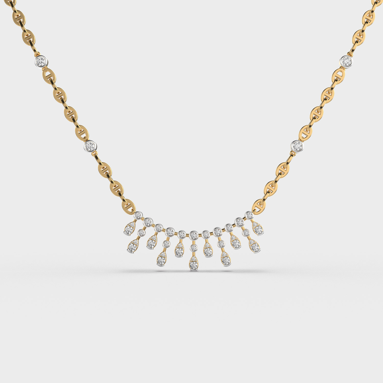 Dazzling Fantasia Bloom Diamond Necklace
