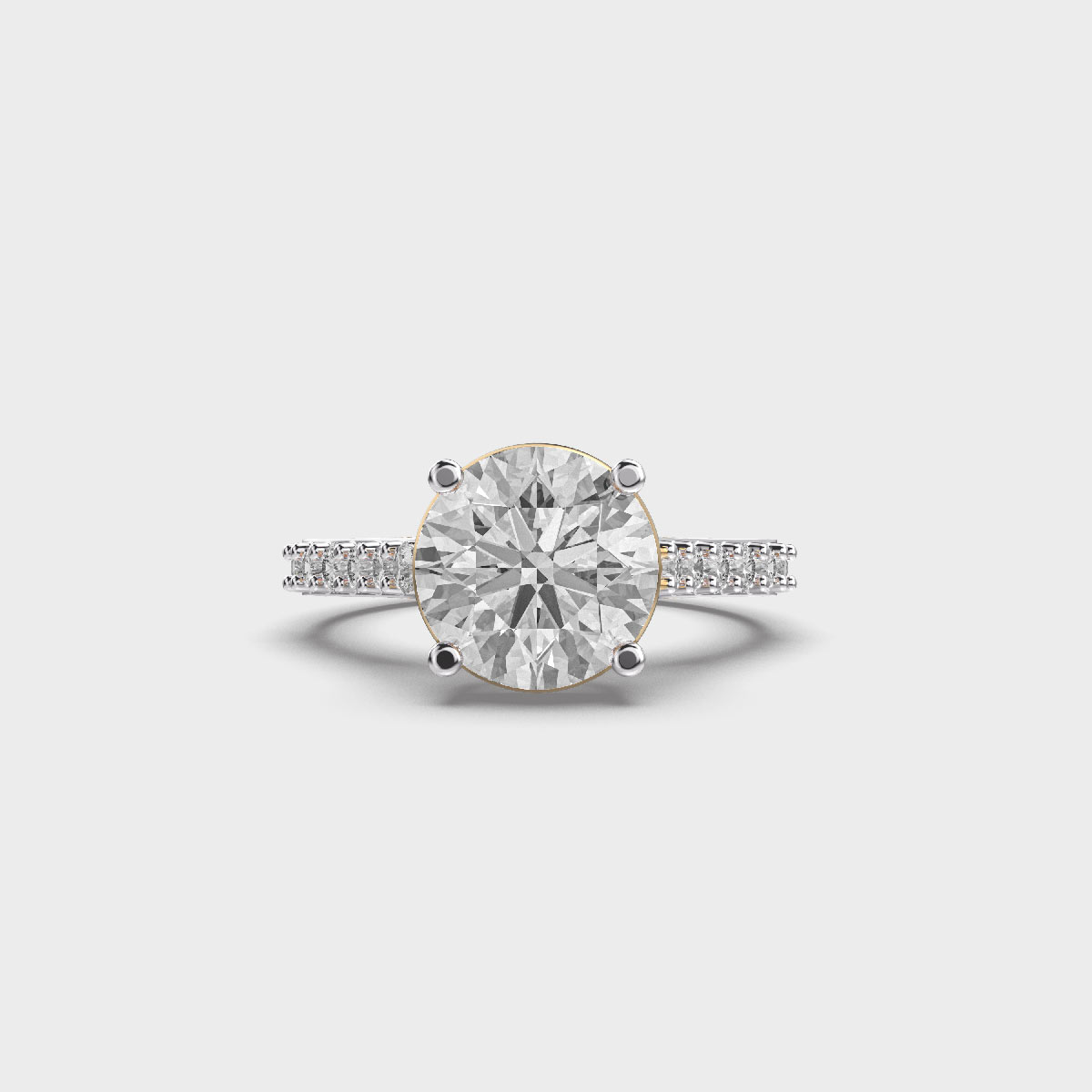 Gleaming Atatiana Princess Diamond Ring