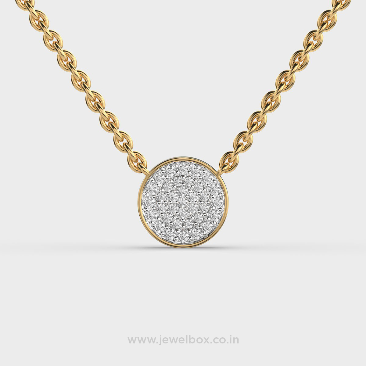 Shimmering Diamond Dreams Pendant With Chain