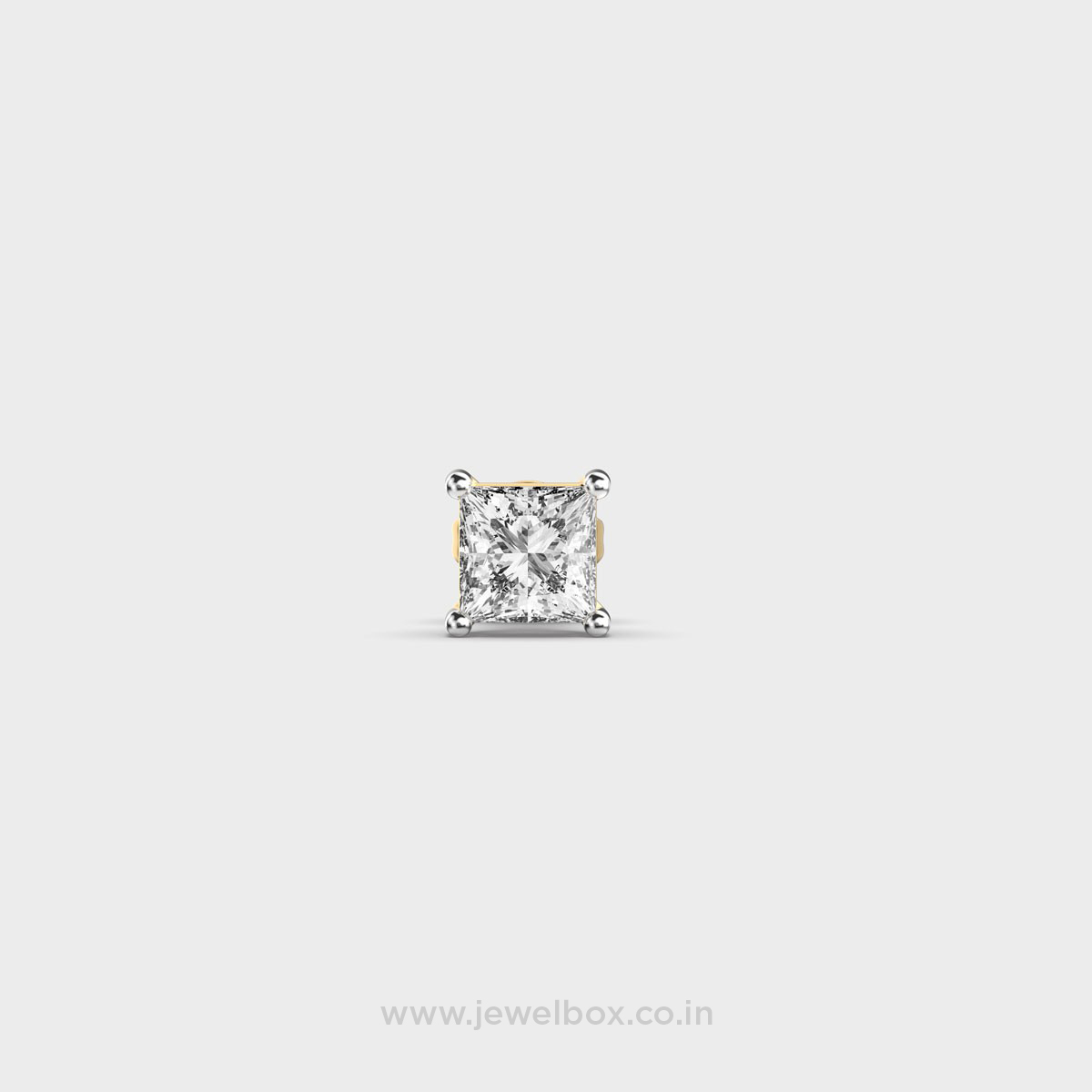 Minimal Radiance Diamond Stud for Men
