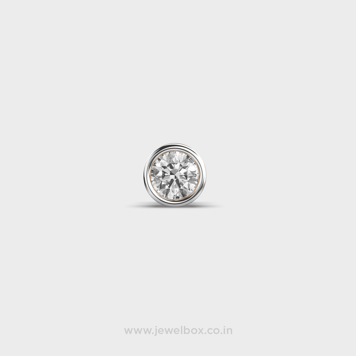 Round Glow Of Grace Diamond Stud For Men