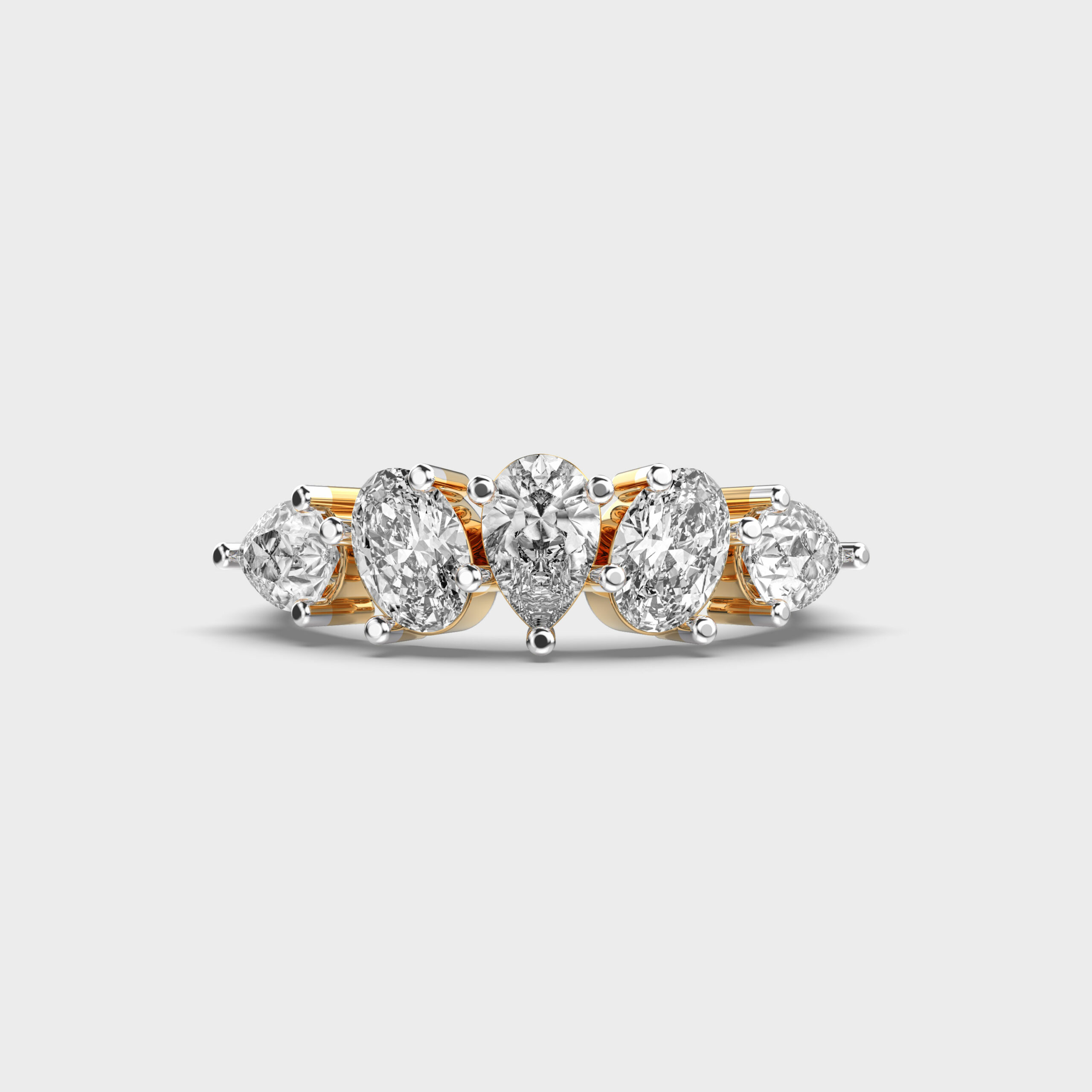 Diadem Coronet Diamond Ring