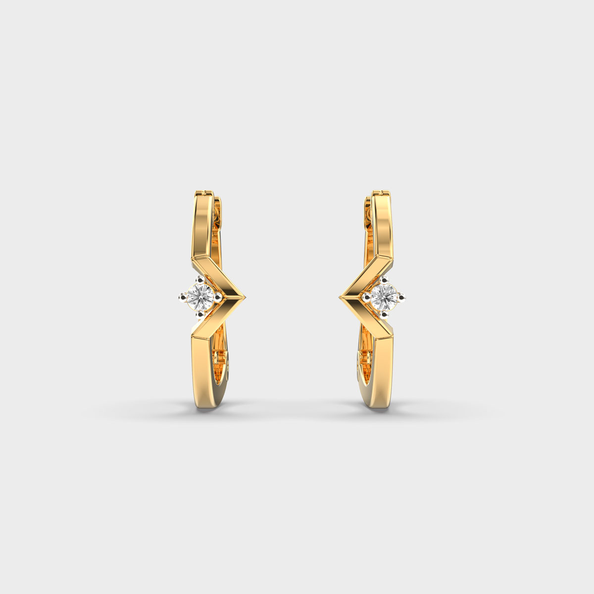 Shimmering Wonder Woman Diamond Hoops