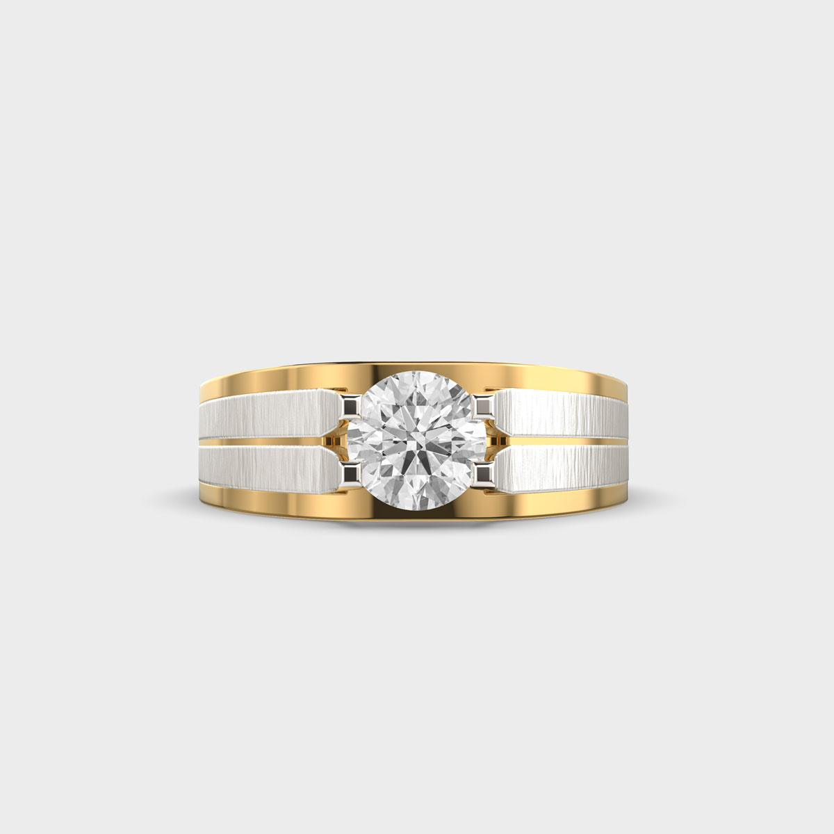 Augustus Diamond Crest Band Ring