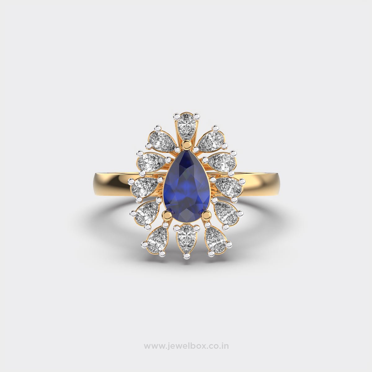 Kate Middleton Engagement Blue Stone Diamond Ring