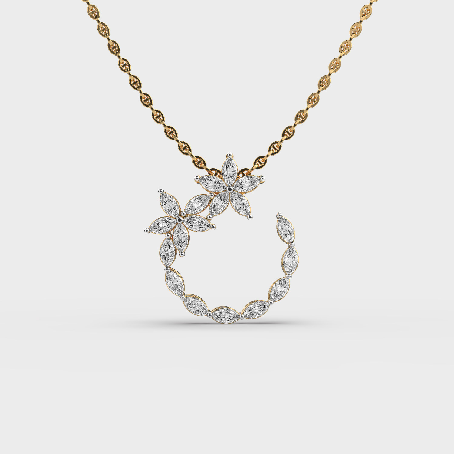 Violetta Florina Diamond Pendant